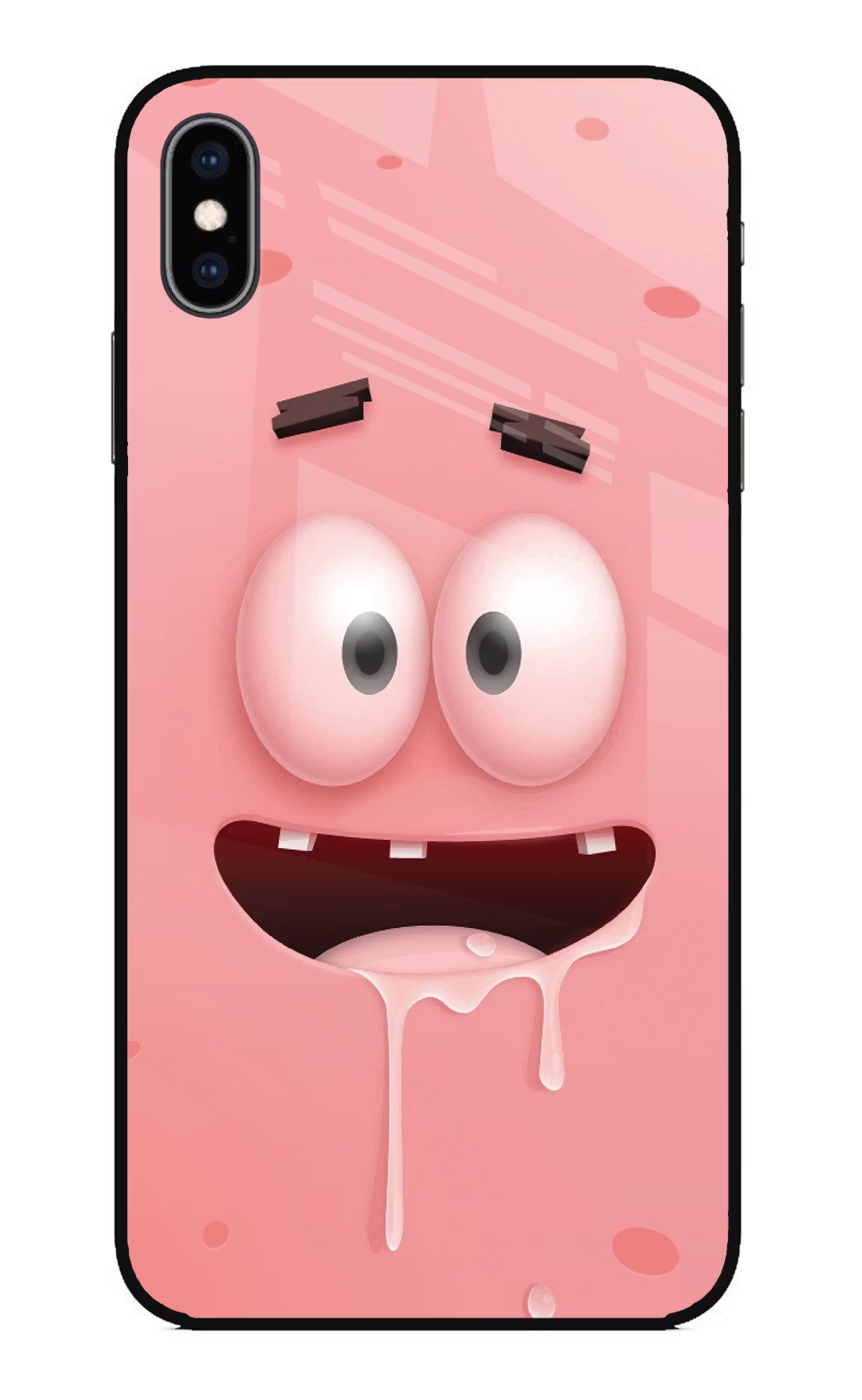 Sponge 2 iPhone XS Max Glass Case Back Cover by Casekaro