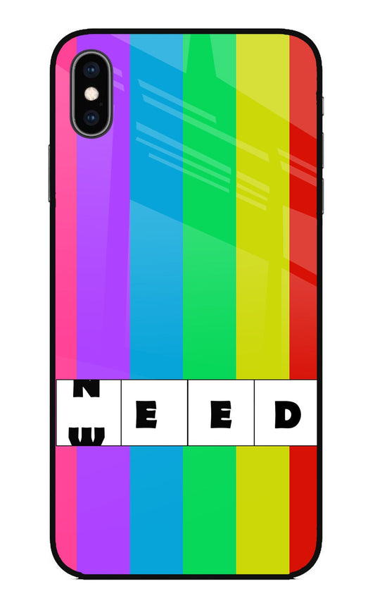 Need Weed iPhone XS Max Glass Case
