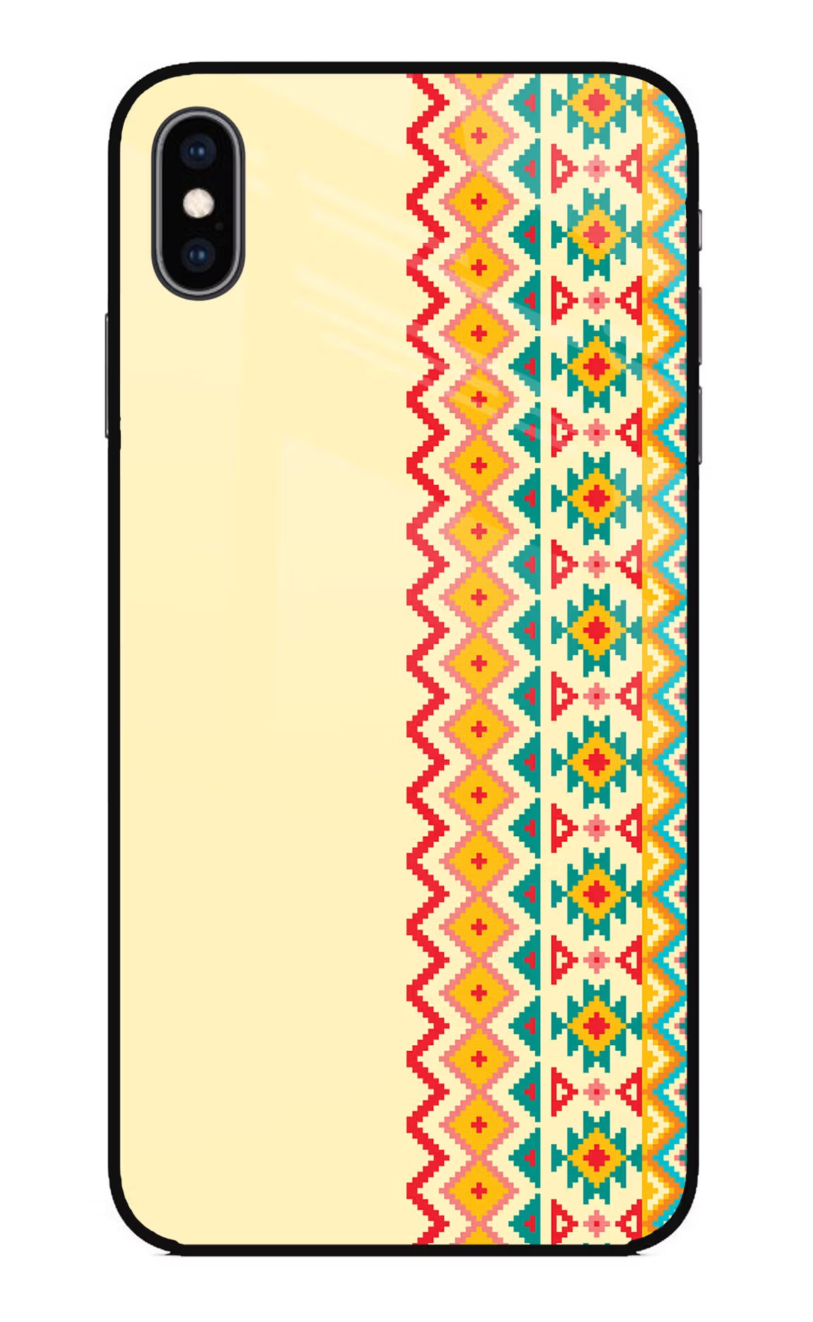 Ethnic Seamless iPhone XS Max Glass Case