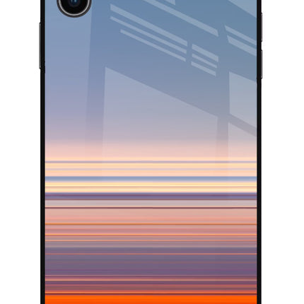 Morning Colors iPhone XS Max Glass Case Back Cover by Casekaro