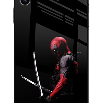 Deadpool iPhone XS Max Glass Case Back Cover by Casekaro