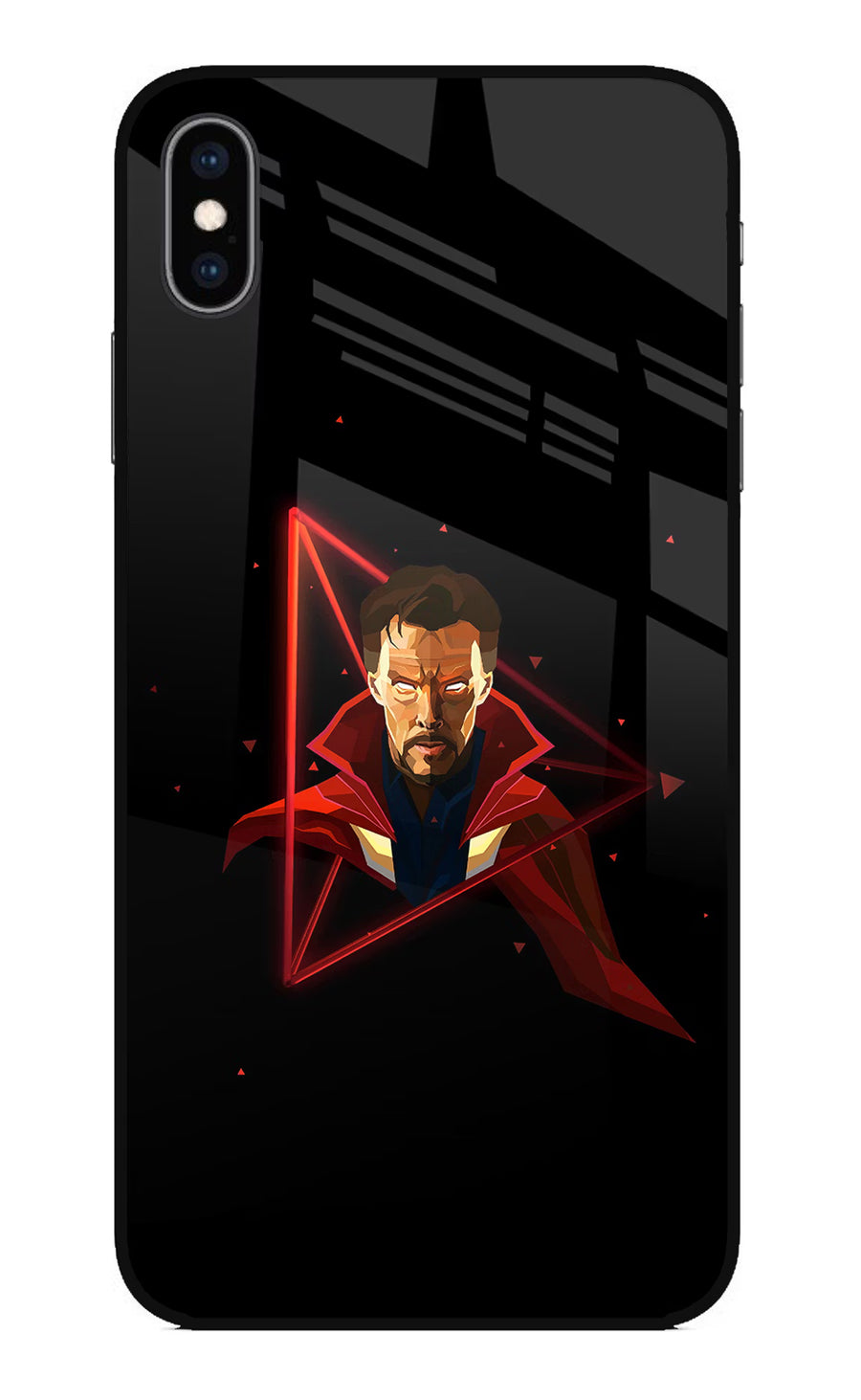 Doctor Ordinary iPhone XS Max Back Cover, Glass case
