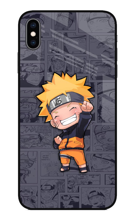 Chota Naruto iPhone XS Max Glass Case