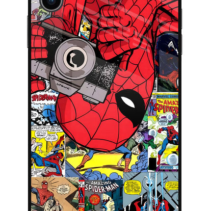Spider Man iPhone XS Max Glass Case