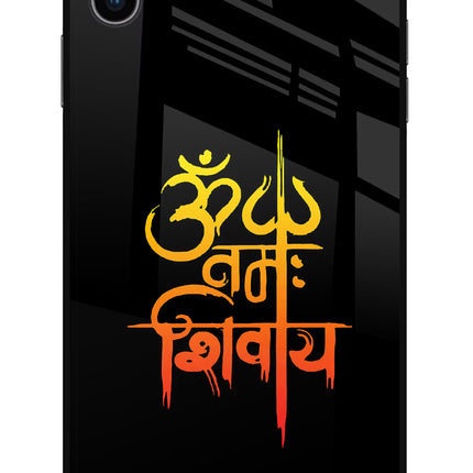 Om Namah Shivay iPhone XS Max Glass Case