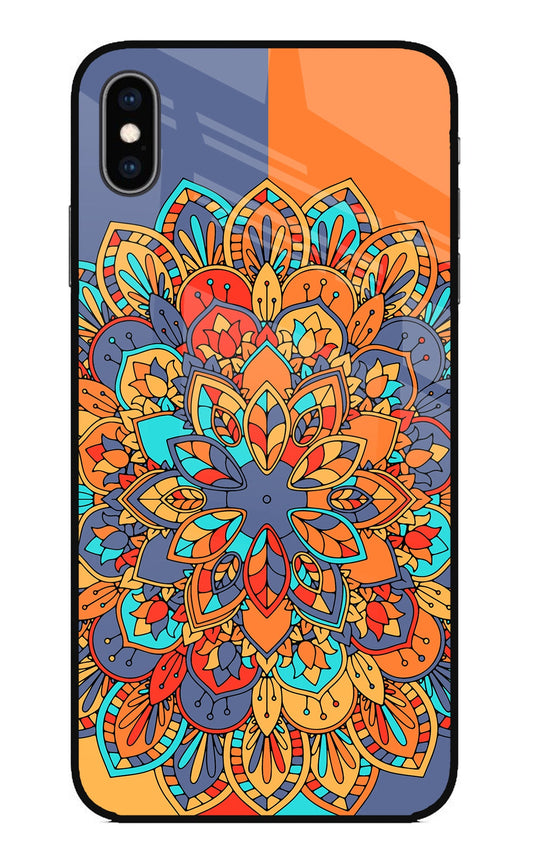 Color Mandala iPhone XS Max Glass Case