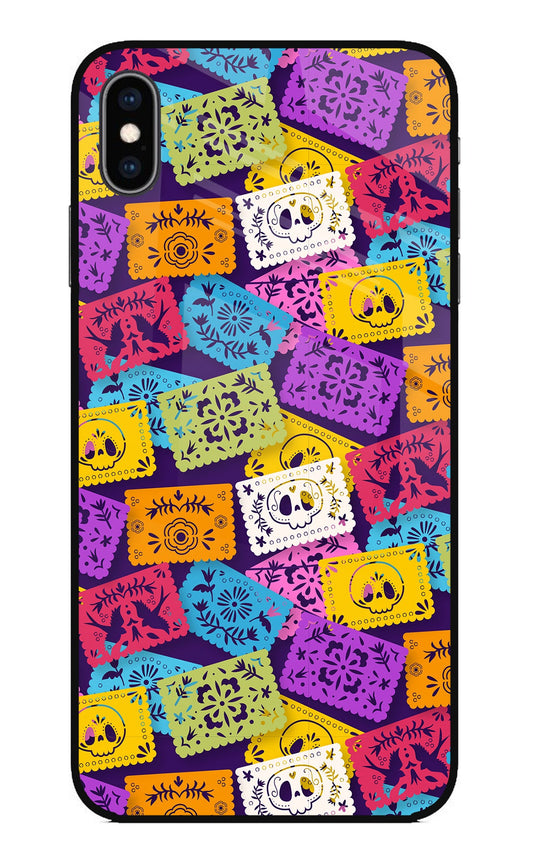 Mexican Pattern iPhone XS Max Glass Case