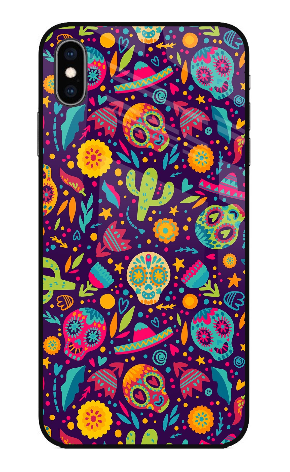 Mexican Design iPhone XS Max Glass Case