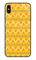 Tribal Pattern iPhone XS Max Glass Case