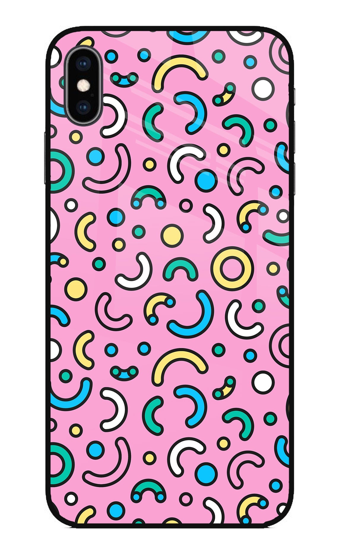 Memphis Design iPhone XS Max Back Cover