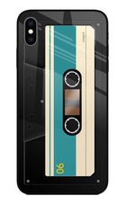 Cassette iPhone XS Max Glass Case