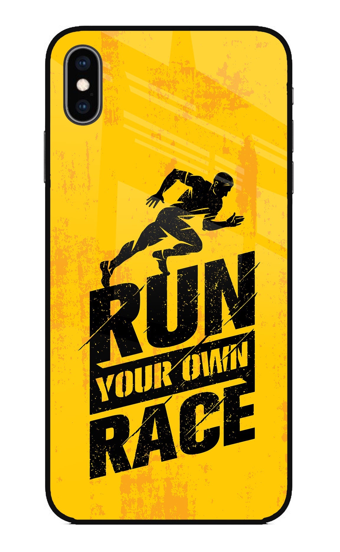 Run Your Own Race iPhone XS Max Back Cover