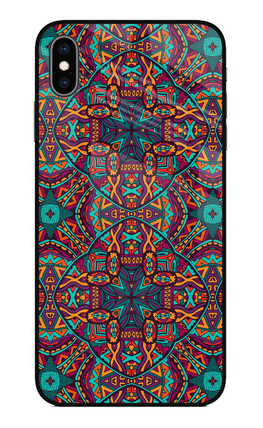 Colour Mandala iPhone XS Max Glass Case