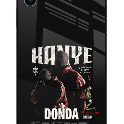 Donda Kanye West iPhone XS Max Glass Case