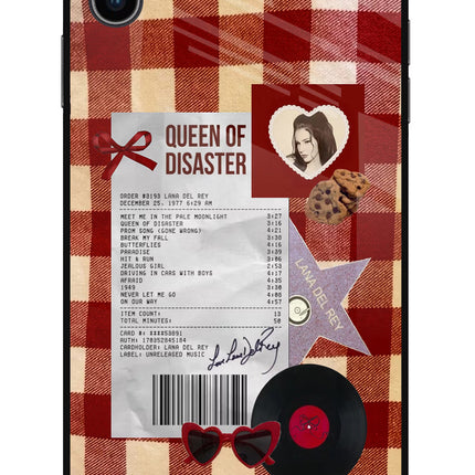Queen of Disaster iPhone XS Max Glass Case