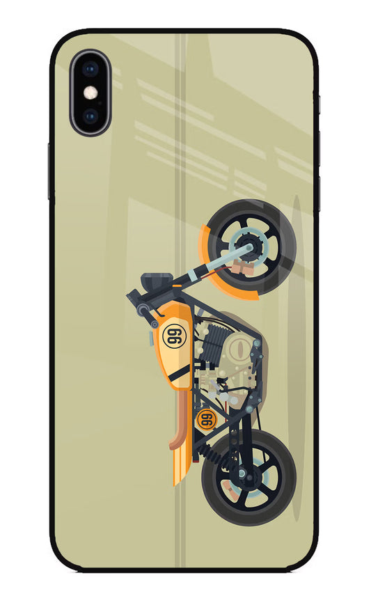 Vertical Speedster iPhone XS Max Glass Case