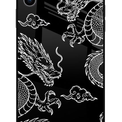 Twin Dragons iPhone XS Max Glass Case