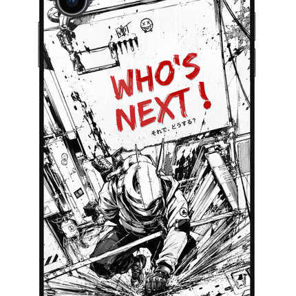 Who's Next iPhone XS Max Glass Case