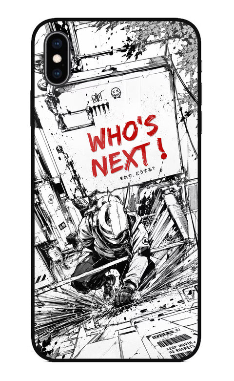 Who's Next iPhone XS Max Glass Case