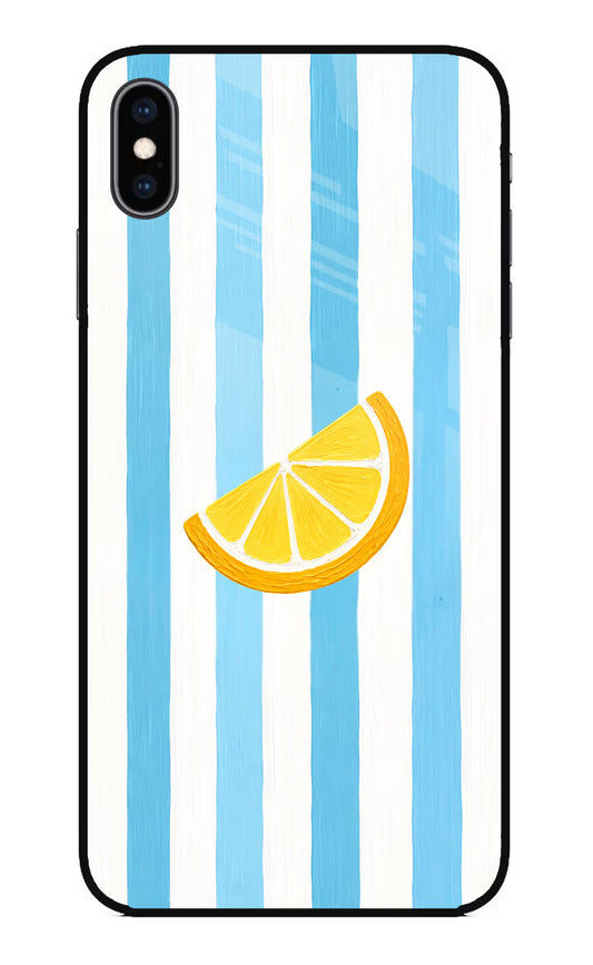 Summer Lemon iPhone XS Max Glass Case