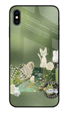Aesthetic anime iPhone XS Max Glass Case