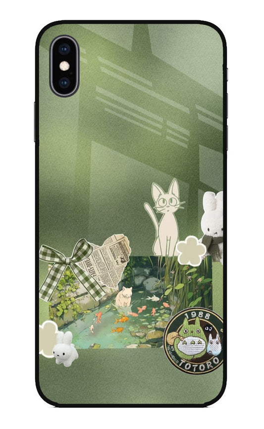 Aesthetic anime iPhone XS Max Glass Case