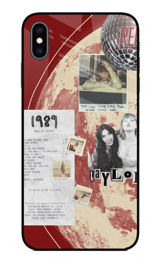 Taylor Swift iPhone XS Max Glass Case