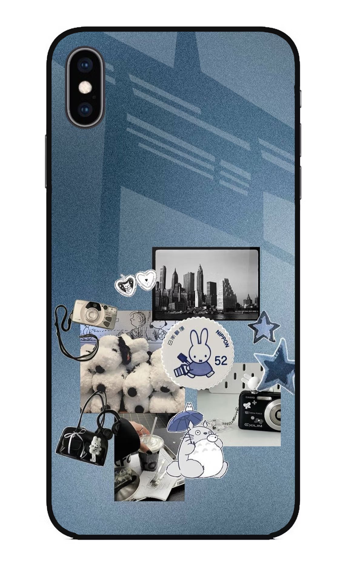 Miffy iPhone XS Max Glass Case Back Cover by Casekaro