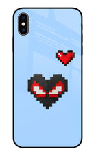 Peter Heart iPhone XS Max Glass Case
