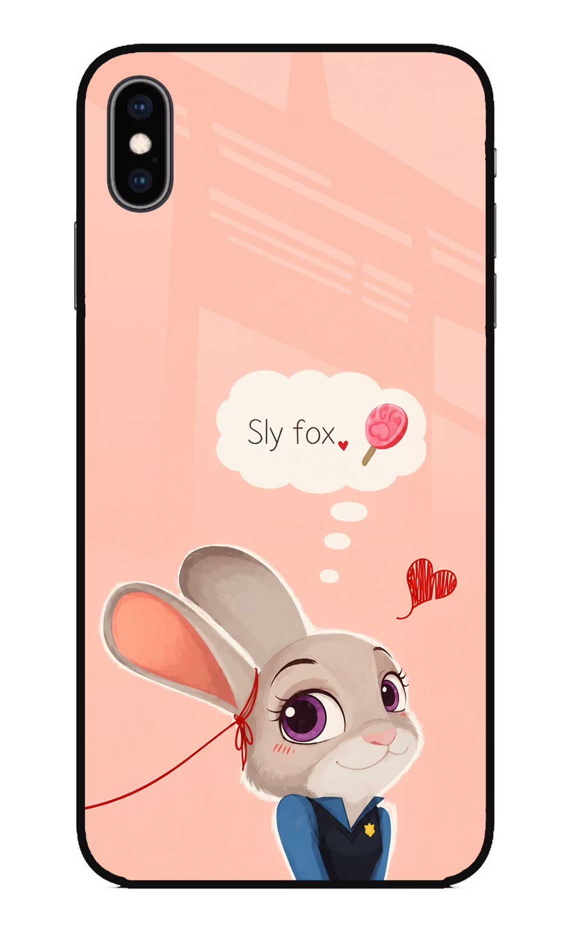 Judy Charm iPhone XS Max Glass Case