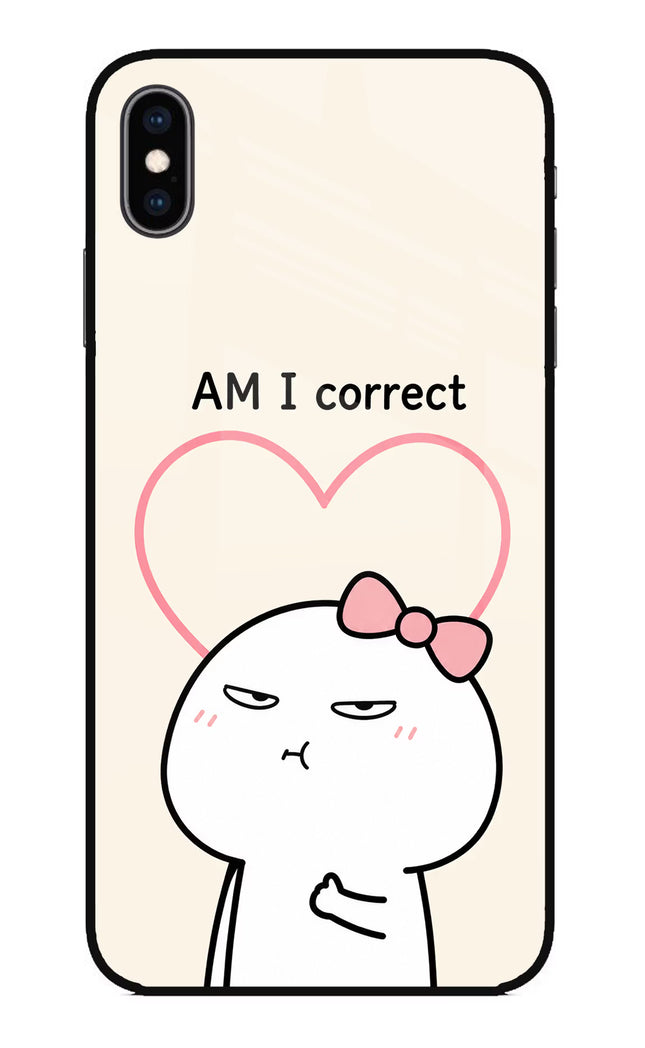 Always Right iPhone XS Max Glass Case