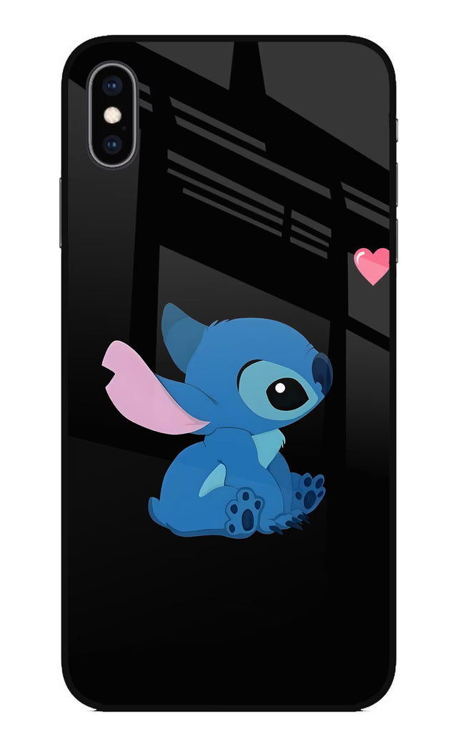 Stitch Crush iPhone XS Max Glass Case