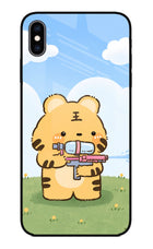 Tiger Treat iPhone XS Max Glass Case