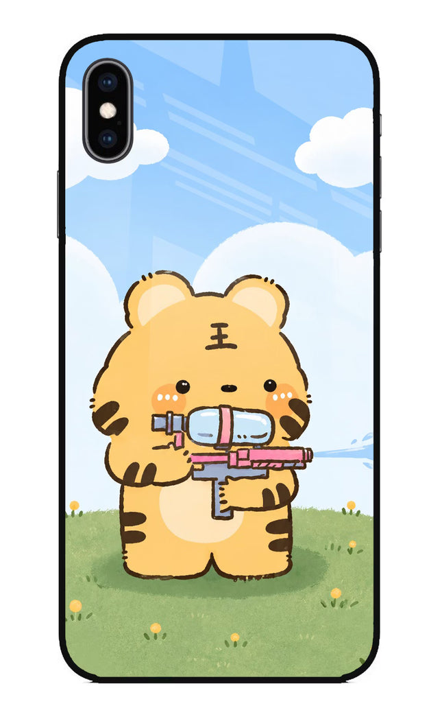 Tiger Treat iPhone XS Max Glass Case