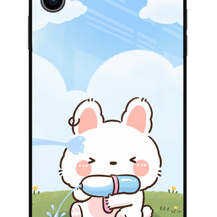 Bunny Treat iPhone XS Max Glass Case