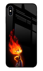 Ember Flame iPhone XS Max Glass Case