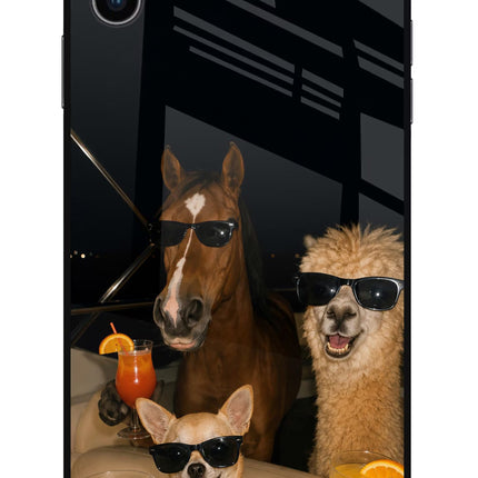 Party Squad iPhone XS Max Glass Case