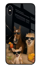 Party Squad iPhone XS Max Glass Case