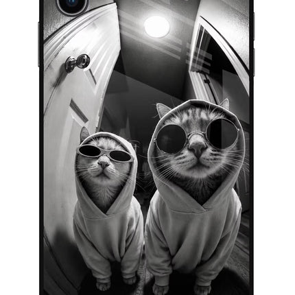 Hood Cats iPhone XS Max Glass Case