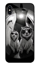 Hood Cats iPhone XS Max Glass Case