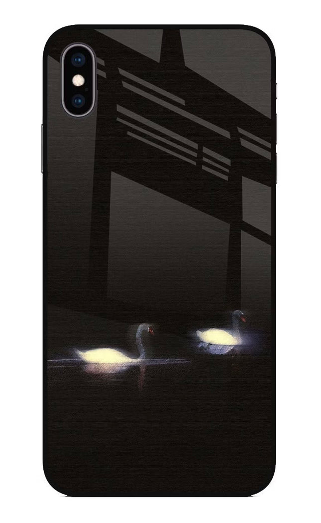 Silent Swans iPhone XS Max Glass Case