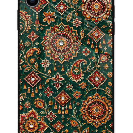Green Pataka iPhone XS Max Glass Case