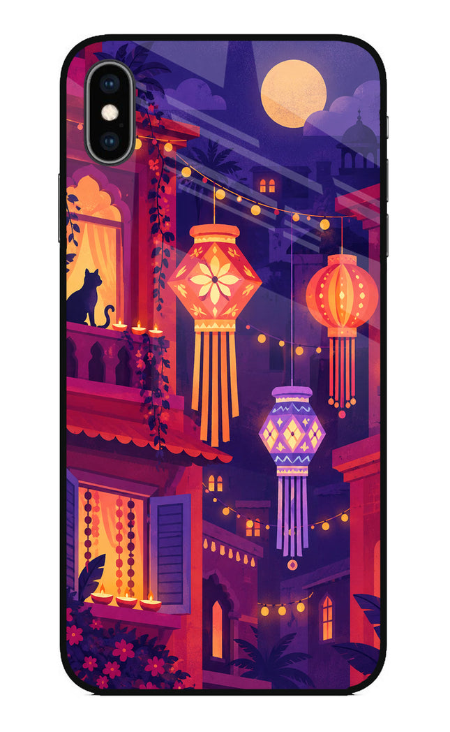 Lantern Lane iPhone XS Max Glass Case