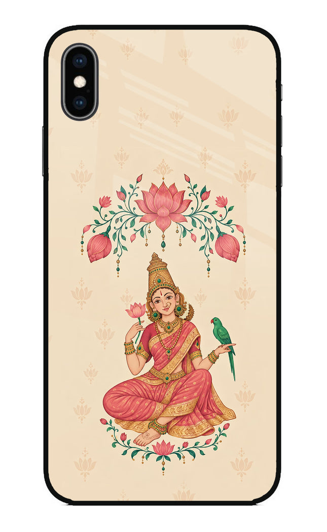 Goddess Lakshmi iPhone XS Max Glass Case