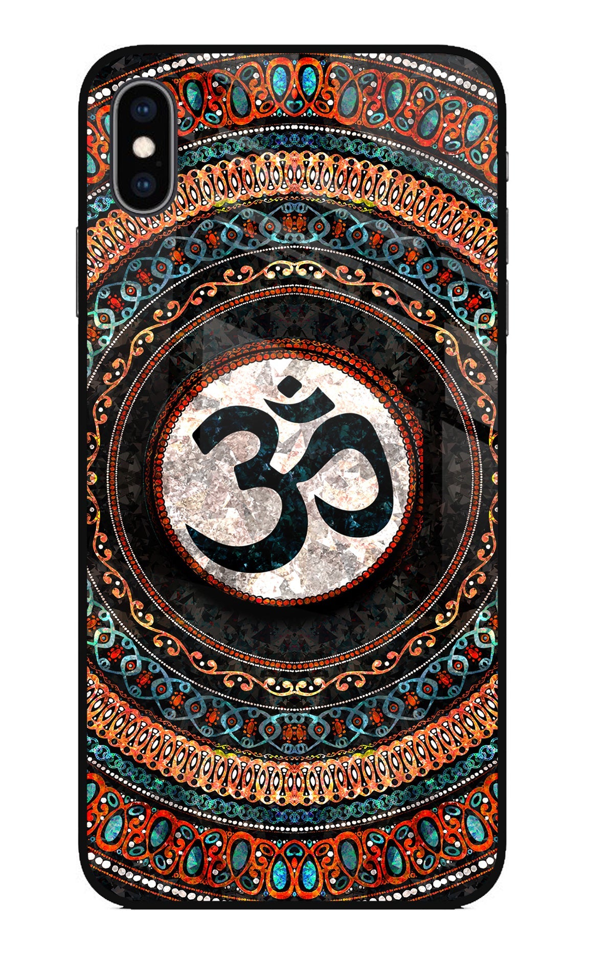 Om Culture iPhone XS Max Glass Case