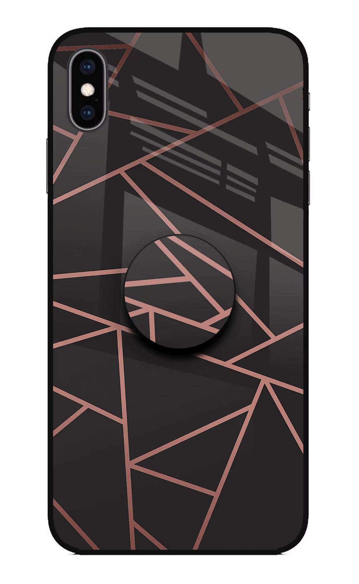 Geometric Pattern iPhone XS Max Pop Case by Casekaro