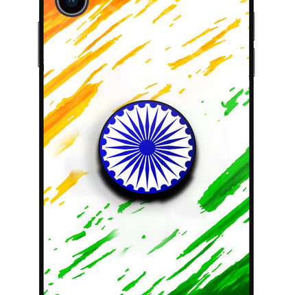 Indian Flag Ashoka Chakra iPhone XS Max Pop Case by Casekaro