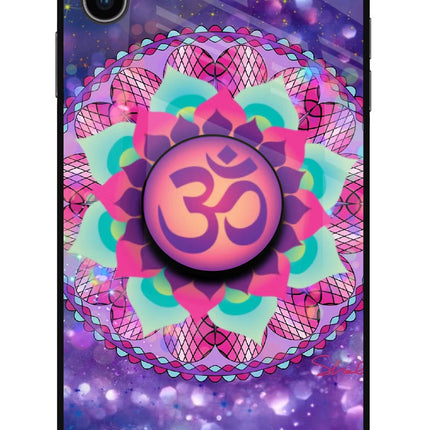 Om Purple iPhone XS Max Pop Case by Casekaro