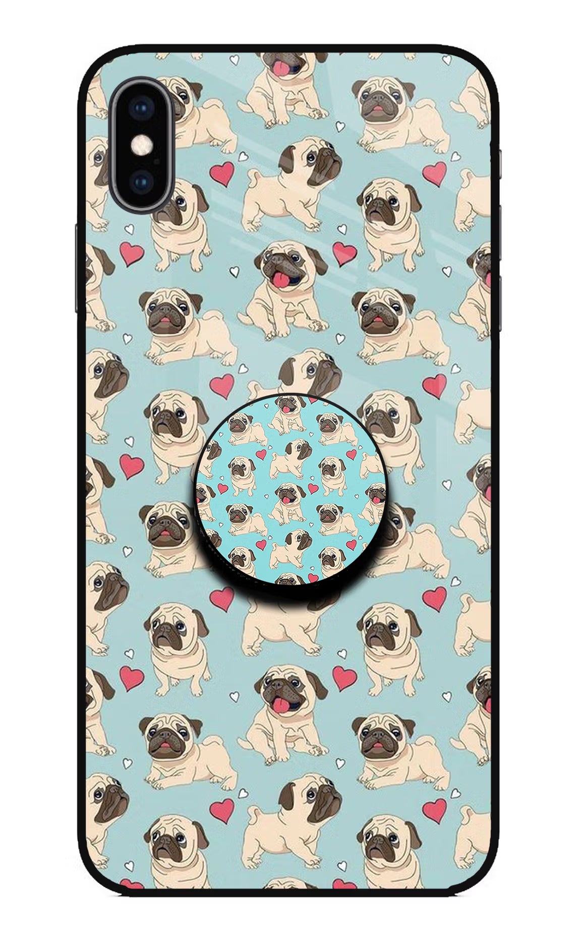 Pug Dog iPhone XS Max Pop Case by Casekaro