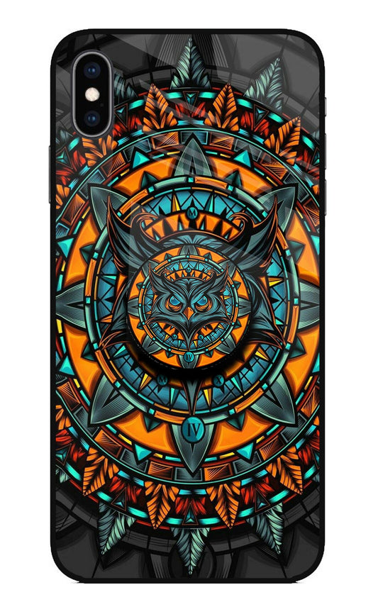 Angry Owl iPhone XS Max Glass Case